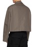 Back View - Click To Enlarge - RICK OWENS  - Heizer Hexa Zip Pocket Cordura Canvas Jacket