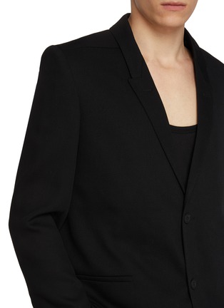  - RICK OWENS  - High Twist Wool Tailored Blazer