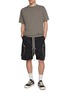Figure View - Click To Enlarge - RICK OWENS  - Brad Back Seam Cotton T-Shirt