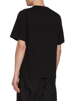 Back View - Click To Enlarge - RICK OWENS  - Brad Back Seam Cotton T-Shirt