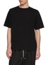 RICK OWENS  Brad Back Seam Cotton T-Shirt
