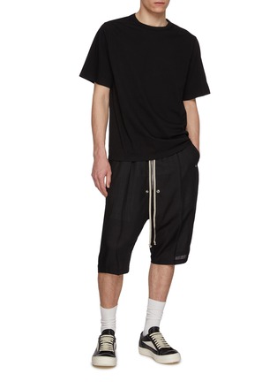 Figure View - Click To Enlarge - RICK OWENS  - Brad Back Seam Cotton T-Shirt