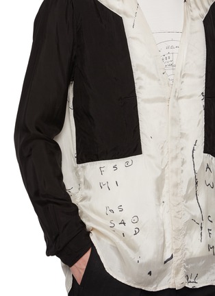  - RICK OWENS  - Cupro Astrology Printed Larry Shirt