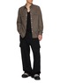 Figure View - Click To Enlarge - RICK OWENS  - Lightweight Leather Outershirt Jacket