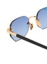 Detail View - Click To Enlarge - GAST - Rimless Gradient Lenses Stainless Steel Sunglasses