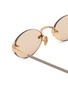 Detail View - Click To Enlarge - GAST - Rimless Stainless Steel Oval Sunglasses