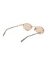 Figure View - Click To Enlarge - GAST - Rimless Stainless Steel Oval Sunglasses