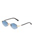 GAST Rimless Stainless Steel Sunglasses