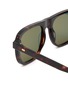 Detail View - Click To Enlarge - GAST - Havana Acetate Square Sunglasses