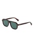 GAST Havana Acetate Square Sunglasses
