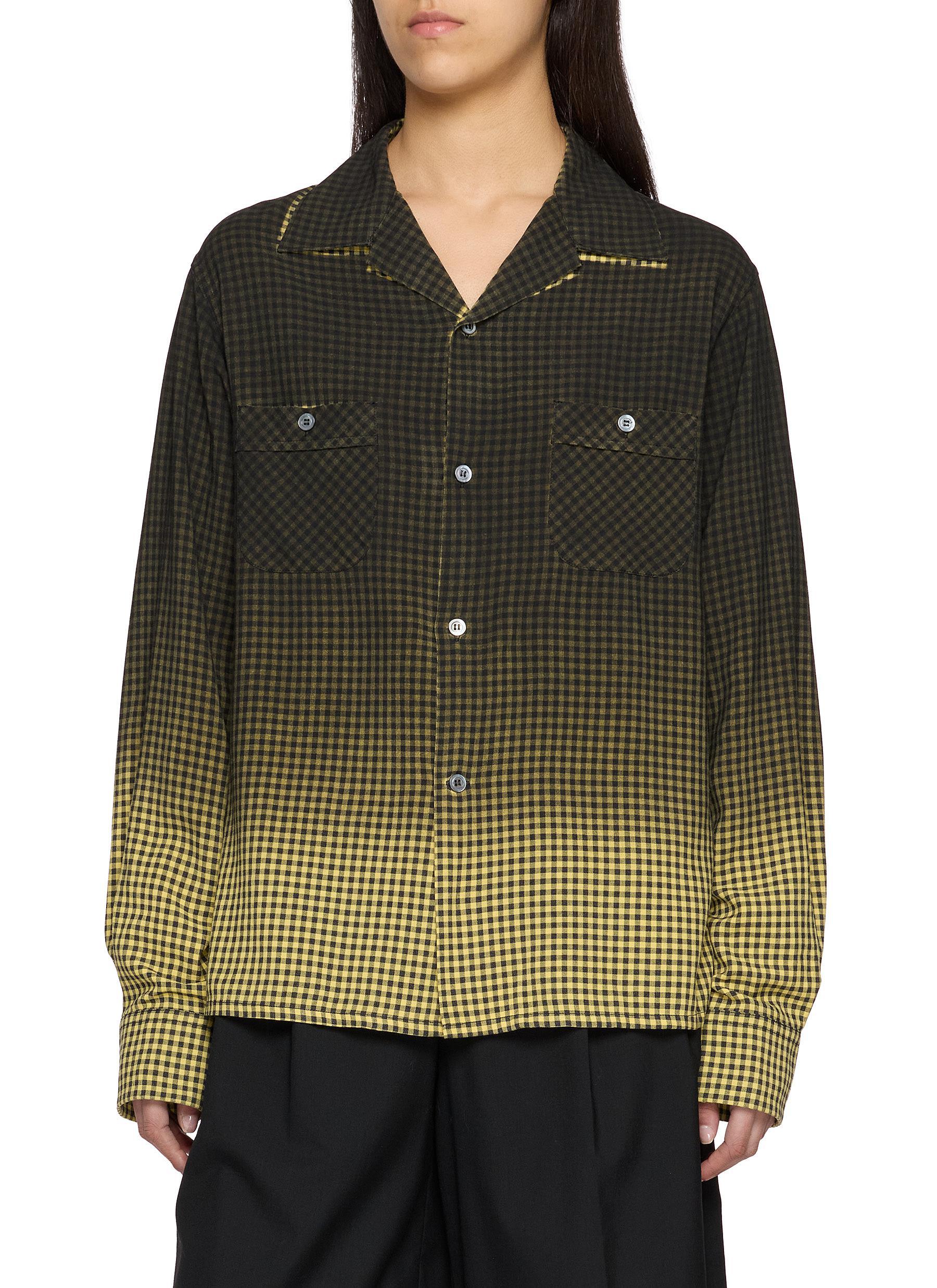 トップス Maison Margiela 16AW Ombre check shirt MAISON MARGIELA | Gradient Check Shirt | Women | Lane Crawford