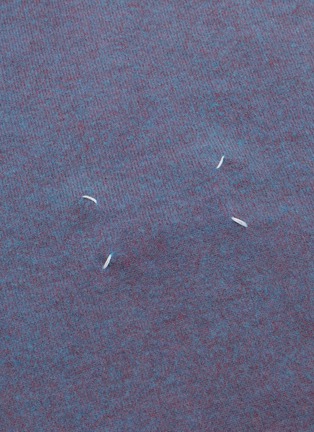 Detail View - Click To Enlarge - MAISON MARGIELA - Four Stitch Wool Scarf