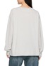 Back View - Click To Enlarge - MAISON MARGIELA - Long Sleeve Numeric Logo Print Cotton Top