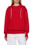 MAISON MARGIELA Drawstring Hood Cotton Sweatshirt