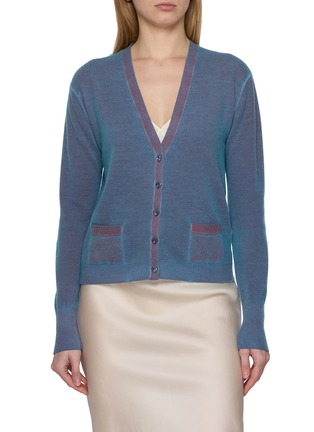Main View - Click To Enlarge - MAISON MARGIELA - V-Neck Wool Knit Cardigan