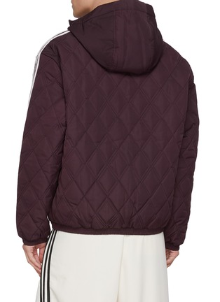 Back View - Click To Enlarge - ADIDAS - X Wales Bonner Quilted Hooded Jacket