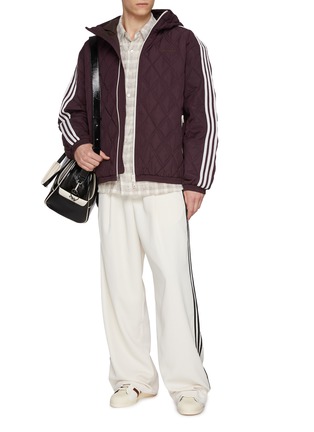 Figure View - Click To Enlarge - ADIDAS - X Wales Bonner Quilted Hooded Jacket