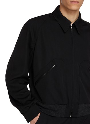  - MAISON MARGIELA - Zip Up Wool Gabardine Jacket