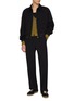 Figure View - Click To Enlarge - MAISON MARGIELA - Zip Up Wool Gabardine Jacket