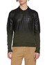MAISON MARGIELA Foil Print Gradient Polo Sweater