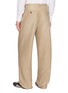 Back View - Click To Enlarge - MAISON MARGIELA - Pleated Straight Leg Pants