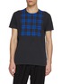 MAISON MARGIELA Checkered Print Cotton T-shirt