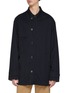 MAISON MARGIELA Reversible Herringbone Fleece Lined Cotton Twill Jacket