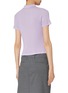 Back View - Click To Enlarge - GUEST IN RESIDENCE - Shrunken Waffle Cashmere Knit Polo Top