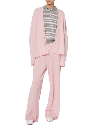 Figure View - Click To Enlarge - GUEST IN RESIDENCE - Everywear Straight Leg Cashmere Knit Pants