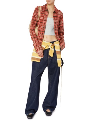 Figure View - Click To Enlarge - GUEST IN RESIDENCE - Dylan Plaid Cashmere Shirt