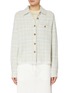 Main View - Click To Enlarge - GUEST IN RESIDENCE - Dylan Plaid Cashmere Shirt