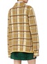 Back View - Click To Enlarge - GUEST IN RESIDENCE - Oversized Plaid Cashmere Work Shirt