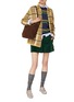 Figure View - Click To Enlarge - GUEST IN RESIDENCE - Oversized Plaid Cashmere Work Shirt