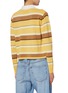 Back View - Click To Enlarge - GUEST IN RESIDENCE - Cropped Striped Rugby Shirt