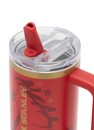 Detail View - Click To Enlarge - STANLEY - The Quencher ProTour Flip Straw Lid Tumbler 30oz — Red Stallion