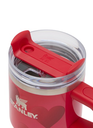 Detail View - Click To Enlarge - STANLEY - The Quencher H2.0 FlowState™ Tumbler 20oz — Rouge Heart Gradient