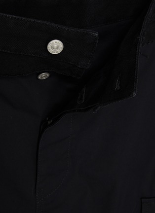  - MM6 MAISON MARGIELA - Hybrid Denim Waist Cotton Gabardine Shorts