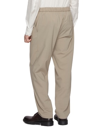 Back View - Click To Enlarge - MM6 MAISON MARGIELA - Straight Leg Drawstring Pants