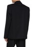 Back View - Click To Enlarge - MM6 MAISON MARGIELA - Point Collar Wool Gabardine Jacket