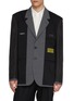 MM6 MAISON MARGIELA Single Breasted Hybrid Label Patch Blazer