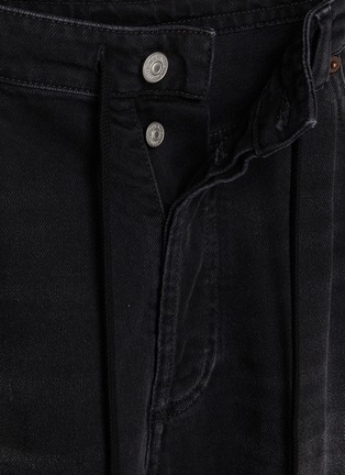  - MM6 MAISON MARGIELA - Distressed Drawstring Waist Light Wash Denim Shorts