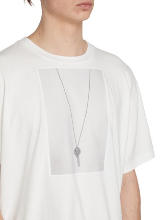  - MM6 MAISON MARGIELA - Necklace Print Cotton T-Shirt