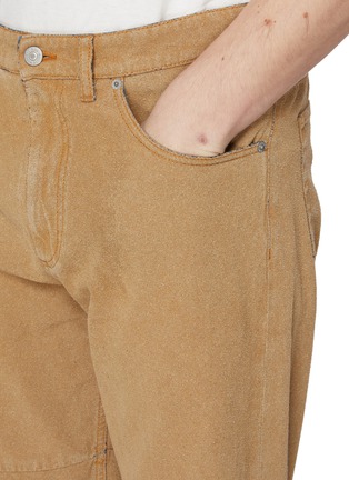  - MM6 MAISON MARGIELA - Light Wash Flock Straight Leg Jeans