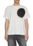 MM6 MAISON MARGIELA Black Spot Logo Tag Cotton T-shirt