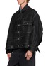Detail View - Click To Enlarge - BEAUTIFUL PEOPLE - Double End Contrast Stitch Selvedge Denim Jacket