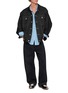 Figure View - Click To Enlarge - BEAUTIFUL PEOPLE - Double End Contrast Stitch Selvedge Denim Jacket