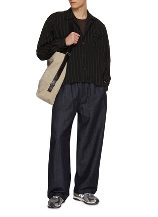 Figure View - Click To Enlarge - BEAUTIFUL PEOPLE - Double End Pinstripe Pyjama Shirt