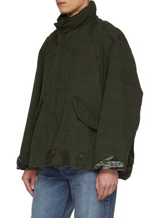 Detail View - Click To Enlarge - BEAUTIFUL PEOPLE - X Alpha Industries Reversible Double End Field Cotton Jacket