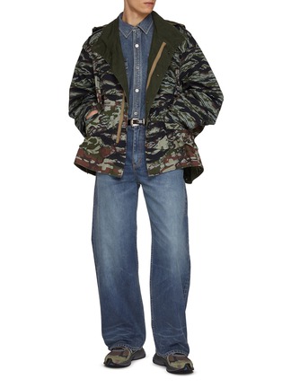 Figure View - Click To Enlarge - BEAUTIFUL PEOPLE - X Alpha Industries Reversible Double End Field Cotton Jacket