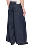 Back View - Click To Enlarge - BEAUTIFUL PEOPLE - Medium Washed Wide Leg One Tuck Jeans